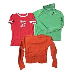 Womens Athletic Casual Tops Lot of 3 Nike Femme J.Crew Athleta Sundown Size XS